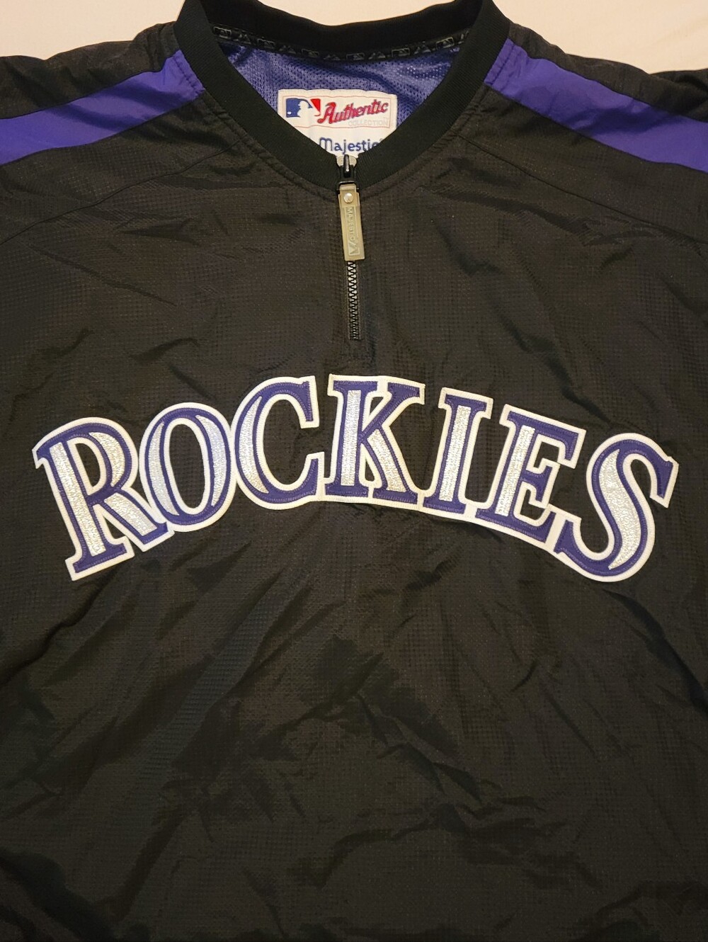 Majestic Colorado Rockies Jackets and Coats Windbreakers